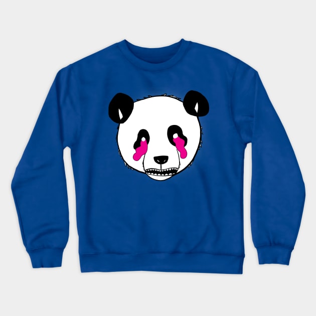 Drippy Panda Crewneck Sweatshirt by Dnatz